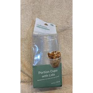 Portion Cups With Lid 12 Ct