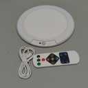 wowatt Battery Operated Ceiling Light Rechargeable Ceiling Lights with Remote Wireless Shower Lighting 3000K 4500K 6500K 7.48in Dimmable Timing Overhead Light for Closet Shower Living Room (1 Pack, 3CCT-Round)