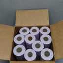Perco 2 Line Lavender Labels - 80 Rolls, 10 Sleeves, 80,000 Blank Price and Date Gun Labels for Perco 2 Line Price and Date Guns - Made in USA
