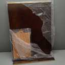 Rubberwood Multi-Use Anti-Warp Stove Cover & Countertop Protector with Handles, Splinter-Free Heat-Resistant Surface for Meal Prep & Decor, Walnut (Fits Electric/Gas Stoves, 29.92 x 21.65)