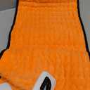 Deepsoon Heating Pad,Electric Heating Pads for Back,Neck,Abdomen,Moist Heating Pad for Shoulder,Knee,Arms,Legs,Dry/Moist Heat & Auto Shut Off,Christmas Gifts for Men and Women,Orange Black,24x12 Inch