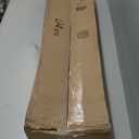 Ekena Millwork COL03X03X35KERW Kent Raised Panel Cabinet Column (Top Block: 6 1/8", Bottom Block: 7 1/8"), 3 3/4"W x 3 3/4"D x 35 1/2"H, Rubberwood