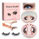 Magnetic Eyelashes,Magnetic Eyelashes with Applicator,No Glue Needed Soft Lashes Kit,Reusable False Lashes Natural Look(L11)