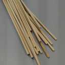 50 Pcs Smore Sticks for Fire Pit Extra Long - Thick 36 Inch Long Smores Sticks for Fire Pit, Suitable for Crafts & Flower Bouquets - 5mm Thick Bamboo Skewers for Smores, Meat, Kabobs, Hot Dogs, Fruits