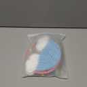 Hongvkae 2pcs Fidget Toys Sensory Activity Board, Silicone Sensory Toys for Anxiety Autistic ADHD Calming, Kids 3+ & Adults, Travel Bag & 24 Strings, Rainbow (Pink & Blue)