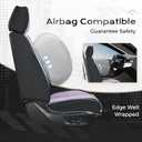 Coverado Seat Covers, Car Seat Covers Front Seats, Car Seat Cover, Car Seat Protector Waterproof, Car Seat Cushion Nappa Leather, Seat Covers Carseat Cover Universal Fit for Most Cars