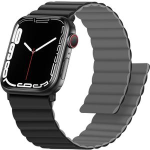 Magnetic Silicone Band For 42/44/45 mm Apple Watch