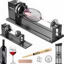 Creality Laser Rotary Roller Pro, Laser Rotary Roller 3 in 1 Multi-Function Engraving Accessories for Laser Engraver, Jaw Chuck Rotary for Engraving Cylindrical Objects, Wine Glass, Baseball Bat, Ring