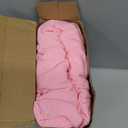 7.2 ft + 6 ft Rainbow Arch Backdrop Stand Covers Pastel Background Arched Stretchy Fabric Backdrop Cover for Boho Dasiy Birthday Party Wedding Baby Shower Decoration(Macaroon Pink)