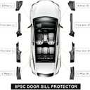 8PCS Door Sill Protector for Tesla Model Y Juniper Accessories