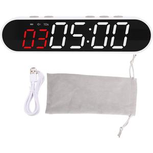 Portable Gym Timer Clock, Magnet Workout Sports Clock Stopwatch, Workout Interval Timer for Home, Gym, Garage, Boxing, Fitness