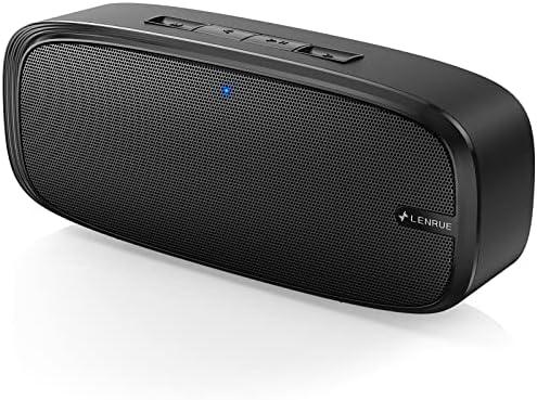 LENRUE Bluetooth Speaker, Wireless Portable Speaker with Loud Stereo Sound, Rich Bass, 12-Hour Playtime, Built-in Mic. Perfect for iPhone, Samsung and More