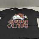 Papa Claus Shirt Christmas Lights Pajama Family Matching T-Shirt Small