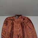 Men's Dress Shirt Long Sleeve Casual Button Down Shirts Regular Fit Inner Contrast Shirt for Business Party, S