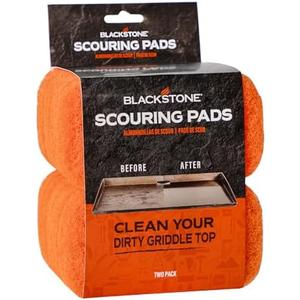 Blackstone Griddle Scrub Pads (Pack of 10), 5063, BBQ Grill & Cooktop Scouring Scrubbers – Heavy-Duty Cleaning Pads for Grilling for Baked On Food & Cooking Oils – Grill Cleaning Supplies
