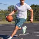 Northyard Men's Athletic Shorts - Grey/Blue 9inch 2XL