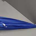 Sport-Brella Super-Brella UPF 50+ Sun and Rain Canopy Umbrella, 8 Foot Portable Beach Shelter with Side Panels, Wind Flaps, and Carry Bag, Blue
