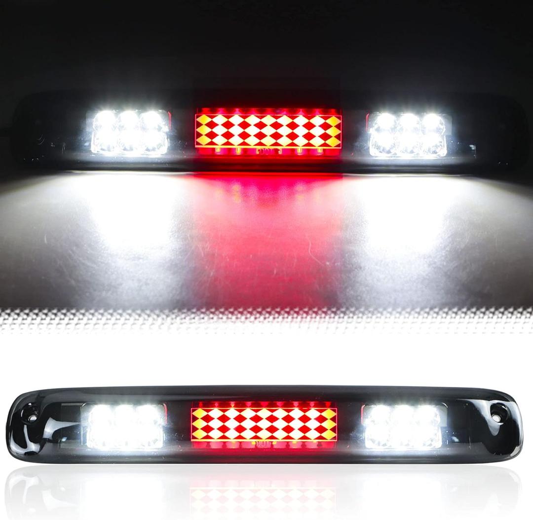 Tresound LED Third 3rd Brake Light for 1999-2007 Chevy Silverado GMC Sierra 1500 2500 3500 HD Classic, Rear Cargo Lamp High Mount Stop light