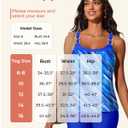 Summer Mae Women's Tankini Swimsuits 2 Piece Tummy Control Bathing Suit with Pocket Shorts Ring Linked 2025 Swimwear Lagoon Size 12