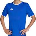 adidas Boys Entrada 26 Jersey Soccer Cleats - Blue, 4T