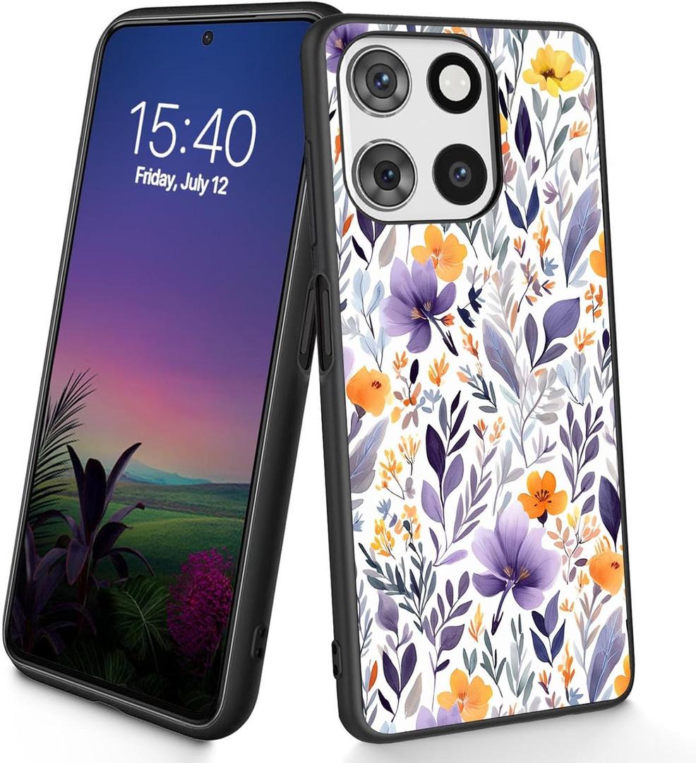 Bxgolkgd Designed for Moto G Stylus 5G 2025 Case,Slim Soft TPU Silicone Shockproof Anti Slip Protective Case for Motorola Moto G Stylus 5G 2025 6.8 inch,Flower