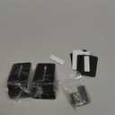 Penitue 2pcs Soundbar Wall Mount Bracket for Samsung, Bose, Vizio, LG, Sound Bar Stand Under TV Speaker Shelf Hold up to 110lbs, Depth Adjustable 3.15-4.7in Soundbar Mount Hardware Kit (Black)