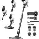 Cordless Vacuum Cleaner, 500W 45KPA 50Mins Stick Vacuum Cleaners for Home with LED Light, Self-Standing