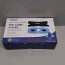 REVIX Wisdom Teeth Ice Pack Head Wrap with 3D Sewing Jaw Ice Pack for Face Oral Surgery Pain Relief for TMJ, Tooth Extraction & Teeth Removed, Extra Snug Fit with 4 Hot Cold Gel Packs, Black-Packs 2