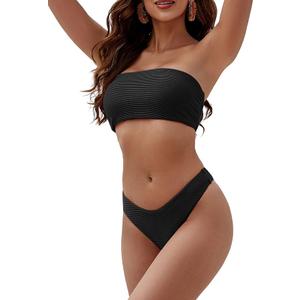 Zaful Black Bikini Top L