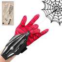 Spider Web Shooter Silk Launcher, 2026 Upgraded Fidget Toys Wrist Gadget with Suction Cup & Magnet, Retractable String Gloves Toys, Cool Stuff Birthday Gifts for Boys Teens Kids Age 3-12+, standard