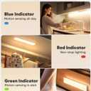 2 Pack Under Cabinet Lighting, Motion Sensor Light Indoor, Rechargeable Closet Lights Battery Operated, Wireless Dimmable LED Cabinet Lights, Under Counter Lights for Kitchen Warm Color