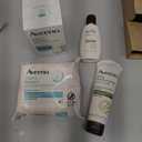 Aveeno Daily Travel Essentials Gift Set with Daily Moisturizing Lotion, Daily Moisturizing Body Wash, Calm + Restore Makeup Removing Wipes, & Calm + Restore Oat Gel Moisturizer, 4 items