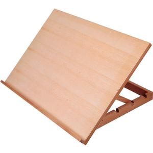 Falling in Art Large 5-Position Wood Drafting Table Easel Drawing and Sketching Board, 23 2/9 Inches by 16 1/2 Inches