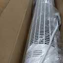 Tower Fan for Bedroom, Quiet Oscillating Floor Fans with 70°, Remote Control, 3 Modes, 3 Speeds, 12H Timer, 30" Bladeless Standing Fan for Home, Office, Living Room, White