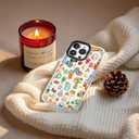 for iPhone 13 Pro Max Case, Gourmet Food Collage Pattern with Fruits & Croissants, Military-Grade Drop Protection, Juicy Foodie Soft Slim TPU Protective & Camera Protection for Women Girls (FancyCut)