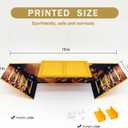 Hermit Crab Underground Tunnel Cave,Hermit Crab Tank Accessories Hideout & Hiding Habitat Climbing Decor,Habitat Decor for Pet Crab (Yellow)