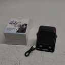 Wireless Induction Speaker 5-in-1 Bluetooth Speaker with Phone Stand,Stereo Sound, 3500mAh Rechargeable, 8 RGB Ambient Light, 360 Adjustable Holder for iPhone/Android/iPad,Gifts for Men Women (Black)