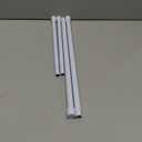 AIZESI 2pcs Spring Tension Rods Adjustable 26 to 39 inch Small Tension Curtain Rod No Drilling Expandable Spring Loaded Curtain Rod,Suitable for Doors and Windows 28 to 36 inch, White