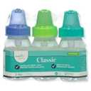 Evenflo Baby Boys' 3-Pack Baby Bottles (4 oz.) - Mint/Green/Blue, one Size