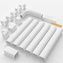 Mini-Split AC Line Set Cover: 4" 23 Ft Line Hide for Mini Split Central AC HVAC Heating System - Waterproof PVC Outdoor Pipe Cover Split Unit Line Guard Decorative Refrigerant Line Cover