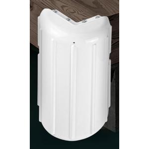 Dock Bumpers Dock Corner Bumper Fender Marine Boat Dock Bumpers for Edge Corner,Inflatable Dock Protection,Soft UV-Resistant Marine-Grade Vinyl,Stainless Steel Mounting Hardware Included,8"x16"