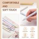 2 x Aisibeiger 0.5mm Gel Pens Black Ink Pen Gel Retractable Pens for Smooth Writing Office Supplies (12-count)