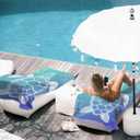 BAIOAOPA Sea Turtle Microfiber Beach Towels,Bohemian Blue Sea Turtle with Seaweed Oversized Absorbent Bath Towels,Soft Quick Dry Thin Camping Towel for Adults Women Men,29.5"59"