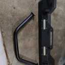 Hooke Road Mid Width Front Bumper Offroad Bumper w/Winch Plate compatible with Jeep Wrangler JK & JL 2007-2026 & Gladiator JT 2020-2026