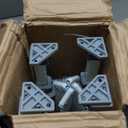 Amazon Basics Outdoor Pop Up 10 x 10 Canopy Tent for Events, Portable with Easy Setup, Includes Wheeled Carry Bag, 8 Pegs, 4 Ropes, 4 Weighted Bags, White