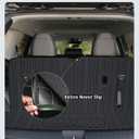 Floor Mats Custom Fit for Kia Sorento 2021-2025 2026 6&7 Seats (Not for Hybrid) Trunk Mat with Backrest Mat All Weather TPE Rubber Cargo Liner Back Seat Protector Full Set for Sorento Accessories