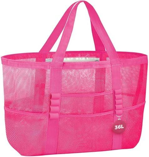 FF05 Large Mesh Beach Tote, 2pc