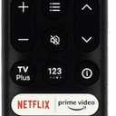 RC813 Replacement Remote for All TCL Android/Google TVs, Compatible with Q/S/FHD/UHD/QLED Series Without Voice Command