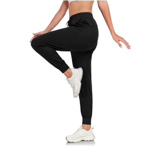 Rapoo Soft, Skin-Friendly, and Highly Elastic Women's Joggers Sweatpants Pants with Pockets S