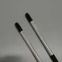 ARTISTRO 2 Black Dual-Tip Acrylic Paint Pens - Multisurface Markers for Glass, Rock, Fabric, Wood, Plastic & More - 1 mm Fine & Brush Tips